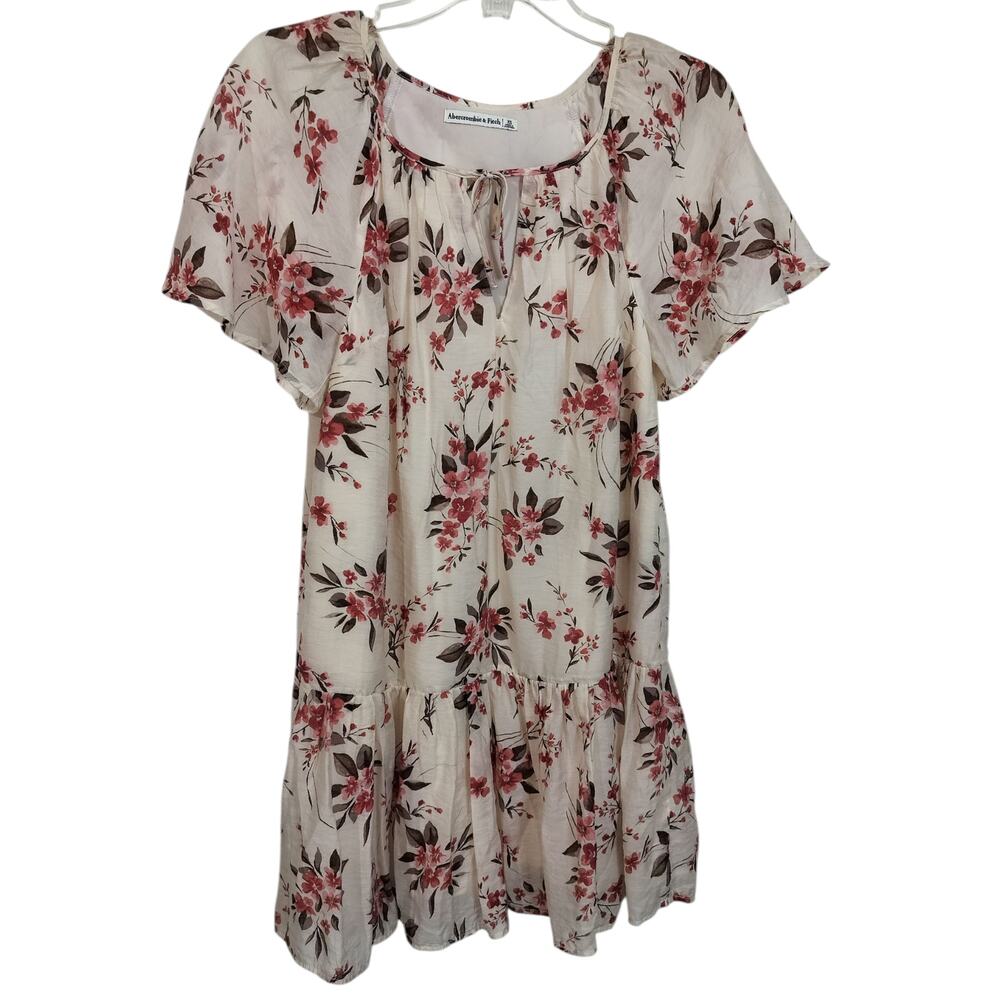 3868) Abercrombie & Fitch Floaty Trapeze Floral C… - image 2